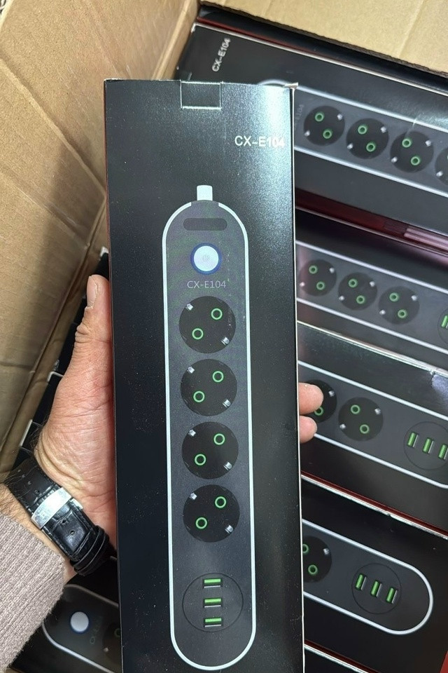 Сетевой  фильтр CX-E104 3М купить в Интернет-магазине Садовод База - цена 450 руб Садовод интернет-каталог