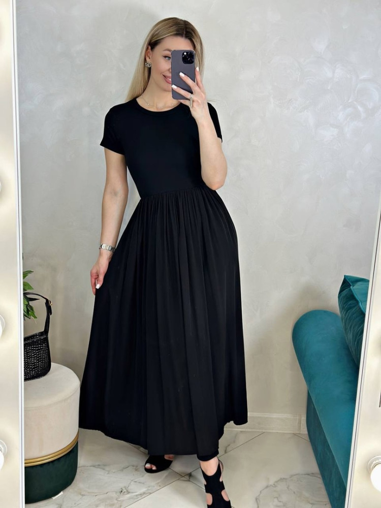 Платье черное купить в Интернет-магазине Садовод База - цена 1650 руб Садовод интернет-каталог