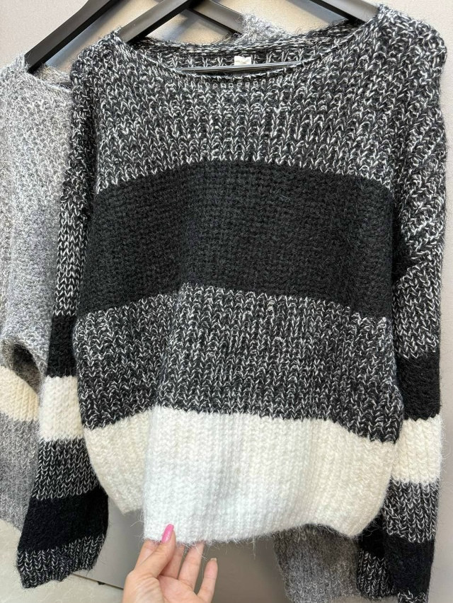 Свитер женский темно-серый купить в Интернет-магазине Садовод База - цена 1250 руб Садовод интернет-каталог