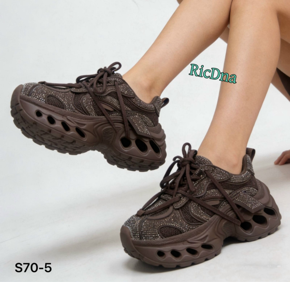 Кроссовки женские коричневые купить в Интернет-магазине Садовод База - цена 1999 руб Садовод интернет-каталог