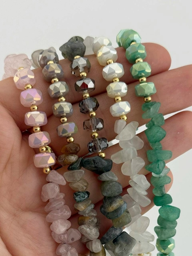 💗Браслет из натурального кварца  «Мерида» купить в Интернет-магазине Садовод База - цена 150 руб Садовод интернет-каталог