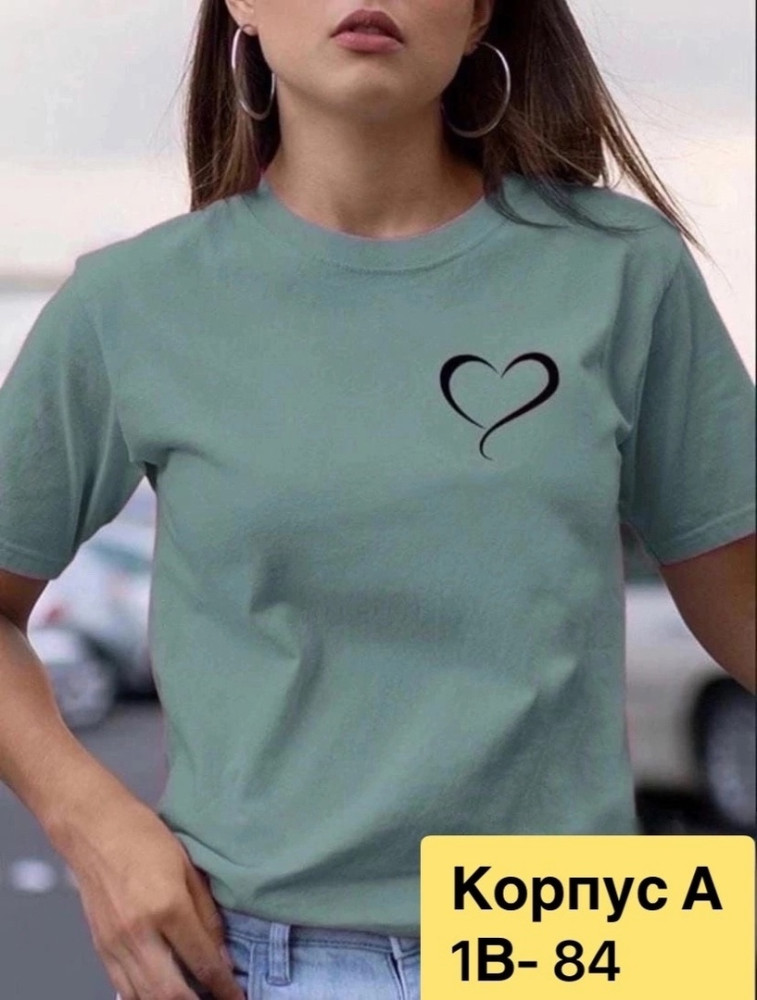 🌹новинка женский футболка ткань хлопок купить в Интернет-магазине Садовод База - цена 200 руб Садовод интернет-каталог
