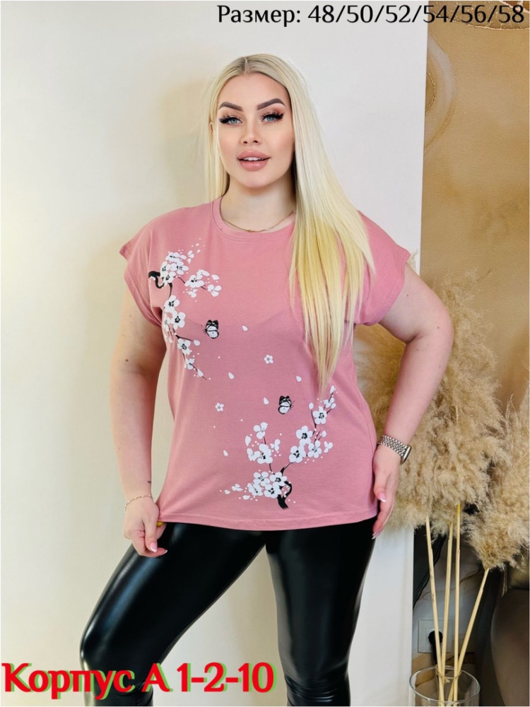 Женская футболка розовая купить в Интернет-магазине Садовод База - цена 300 руб Садовод интернет-каталог