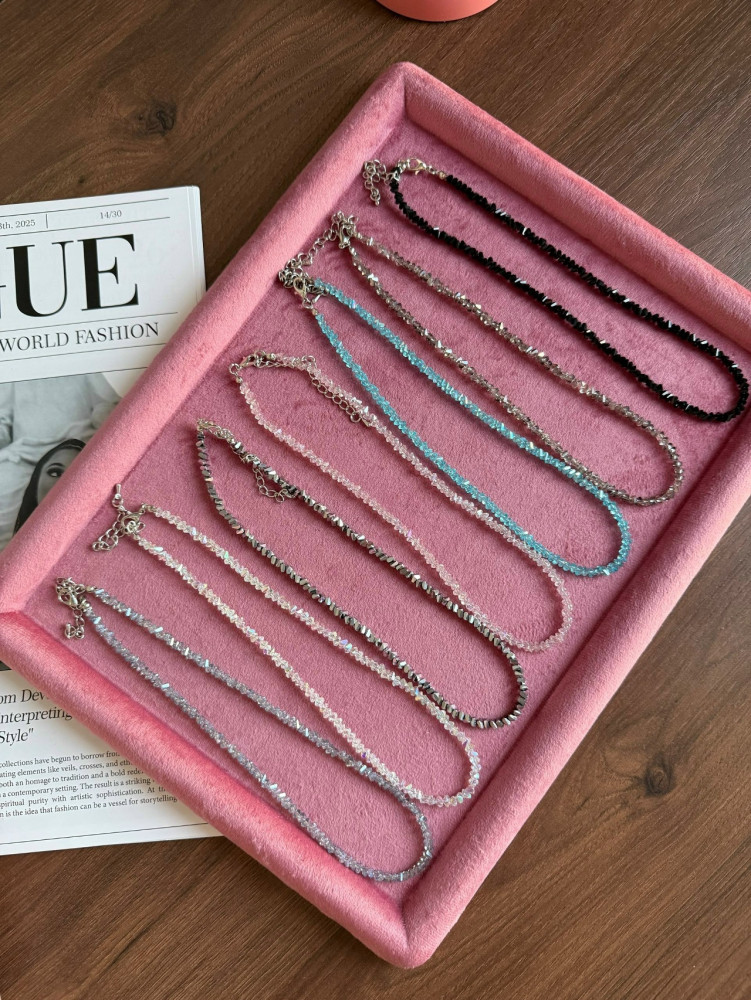 🤍 Колье основа из алмазного стекла купить в Интернет-магазине Садовод База - цена 150 руб Садовод интернет-каталог