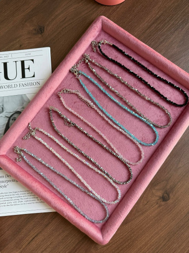 🤍 Колье основа из алмазного стекла САДОВОД официальный интернет-каталог