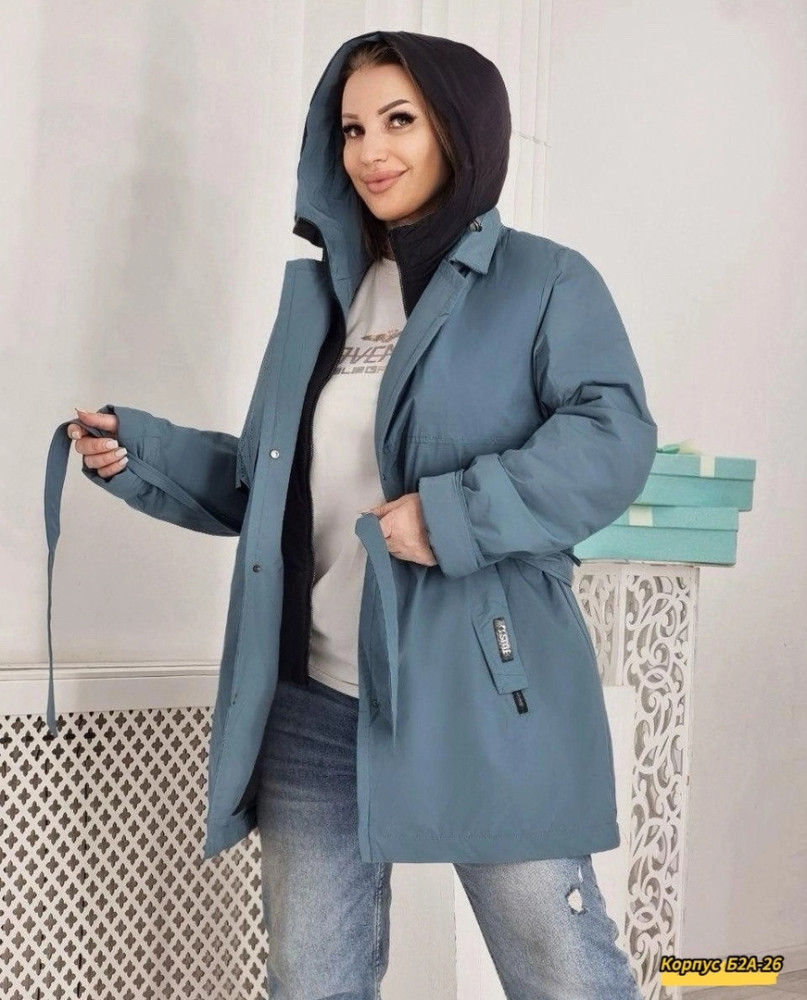 Куртка женская синяя купить в Интернет-магазине Садовод База - цена 1600 руб Садовод интернет-каталог